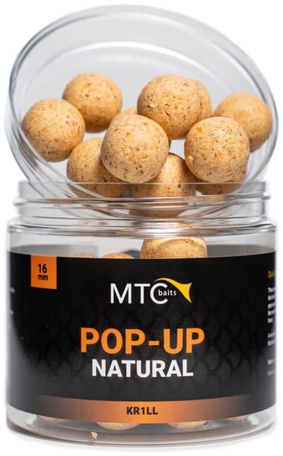 MTC Baits Triple R Garlic Pop-Up Hi-Natural - Karperaas - 16 mm