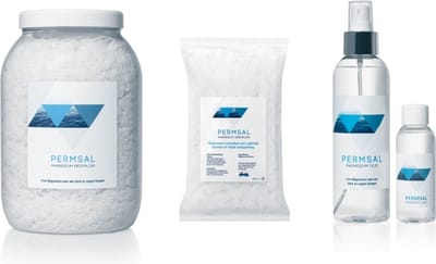 Voordelig! Permsal Magnesiumkristallen 2 kg + 500 gr gratis + magnesiumolie 200 ml + 50 ml gratis