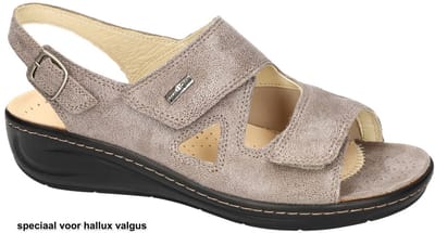 Fidelio Hallux -Dames - taupe - sandalen - maat 35