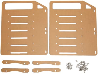 Allecto - 3,5 Inch DIY Harde Schijf Beugel - Transparant - Stevig en Duurzaam - HDD Cage Tray Holder - Geschikt voor 3,5 HDD en Ventilatoren