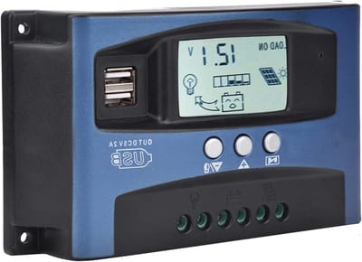 Zonnepaneel Laadregelaar - MPPT Controller - Energie Beheer - Autofocus Tracking - 30-100A - Zwart