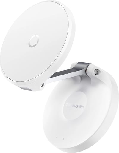 Baseus - MagPro - opvouwbare magnetische houder voor de telefoon - wit