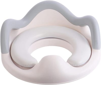 Kinder Toiletbril - Potty Trainer - Zindelijkheidstraining - Dubbel Antislip Ontwerp - 38 x 30 x 10 cm - Wit