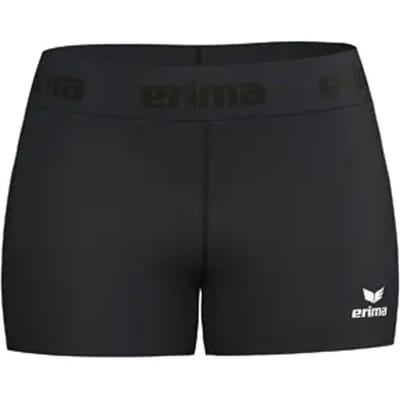Erima T&F Wings Short Tight Dames - Zwart | Maat: 32