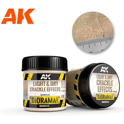 Verf AK Interactive Light & Dry Crackle Effects