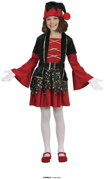 Luxe Elf Rood Kind - Meisje
