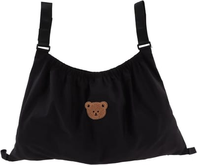 Ruime Organizer voor Kinderwagen van Nylon met Elastische Vakken voor Luiers, Speelgoed en Accessoires