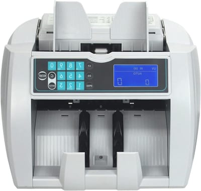 Geld Telmachine - Bankbiljet Detector - Geld Tellen - Magnetische en Violette Detectie - 36 x 31 x 31 cm