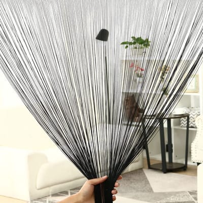 Unyqoos® Draadgordijn voor Stijlvolle Ruimtes met Privacy en Sfeer, 100 x 200 cm, Meerdere Kleuren