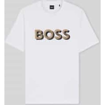 Regular fit T-shirt van gemerceriseerd katoen, model 'THOMPSON 656'