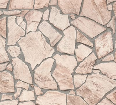 NATUURSTEEN BEHANG | industrieel - Beige Grijs Bruin - A.S. Création Elements 2