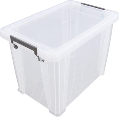 Whitefurze Opbergbox - 18,5 liter - Transparant - 40 x 26 x 29 cm