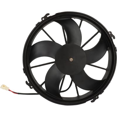 Auto AC Condensor Ventilator Gebogen Blad Ultra Dun 24V Airconditioner Koelventilator voor Personenauto's Vrachtwagens met Luchtvolume black