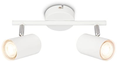 BRILONER Supo – Opbouwspot – plafondlamp – wit – zwenkbaar – GU10 fitting – 25,5 cm – max. 9W