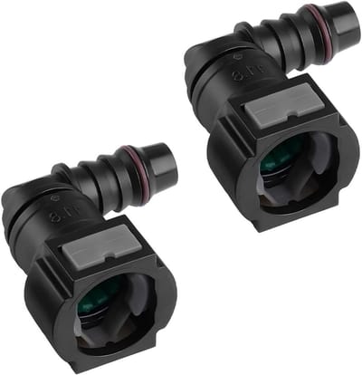 2 Stuks Snelle Koppeling Brandstofverbinding, Voertuigconnector voor Auto's - Slangkoppeling Accessoires voor Diverse Voertuigen