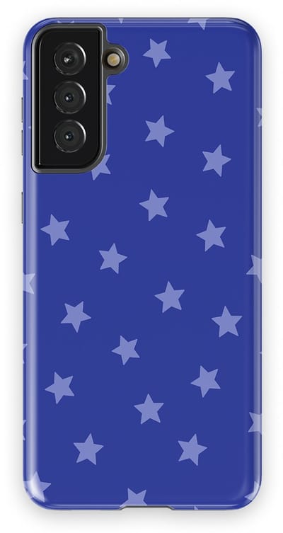DripCase Hoesje Samsung Galaxy S21 Plus | Sterren Design | Magnetisch Opladen | 2-in-1 Ontwerp | Stars Backcover Blue Moon