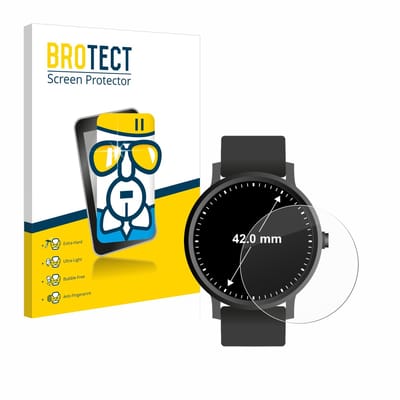 Screenprotector voor Ronde Displays (ø: 42 mm) Beschermglas transparant
