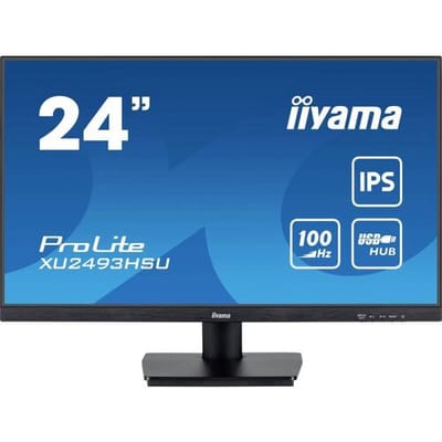 Iiyama ProLite XU2493HSU-B7 LED-monitor Energielabel E (A - G) 60.5 cm (23.8 inch) 1920 x 1080 Pixel 16:9 1 ms HDMI, DisplayPort, Hoofdtelefoon (3.5