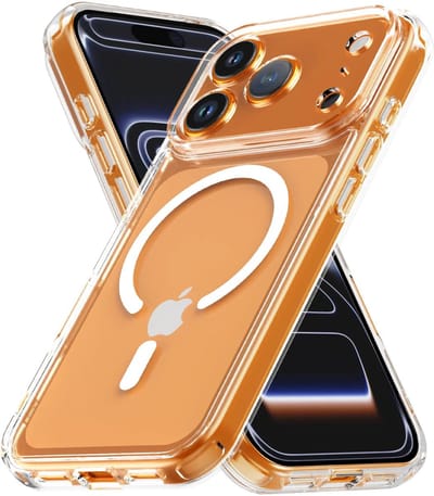 Doorzichtig MagSafe hoesje Geschikt voor iPhone 17 Pro - Extra Camera Bescherming en Air Cushion Hoeken - Transparante Back Cover - Slank & Shockproof