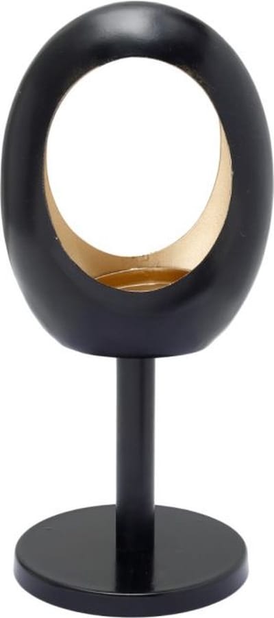 Kandelaar - Branded by - kandelaar op voet zwart - Herfst - 28 cm hoog