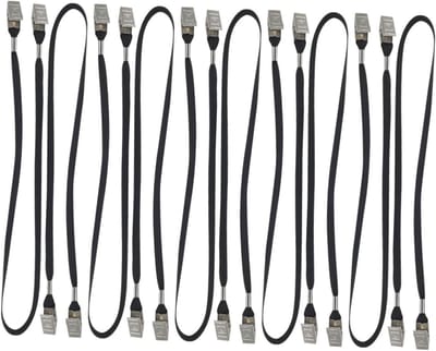 Mondkapje Lanyard - Masker Koord - Bescherming Dragen - Antislip Ontwerp - 70 cm - Zwart