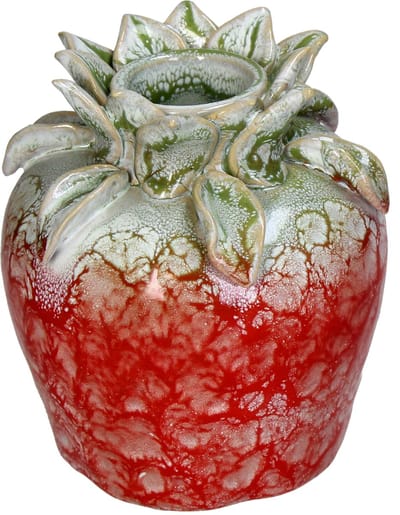 HD Collection Vaas Aardewerk Rood 13x13x15cm