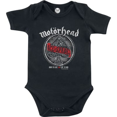 Motörhead Body voor kinderen - Metal-Kids - Red Banner - voor Kinderen - zwart