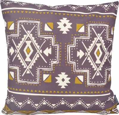 Indian Style Aubergine Kussenhoes | Katoen/Linnen | 45 x 45 cm