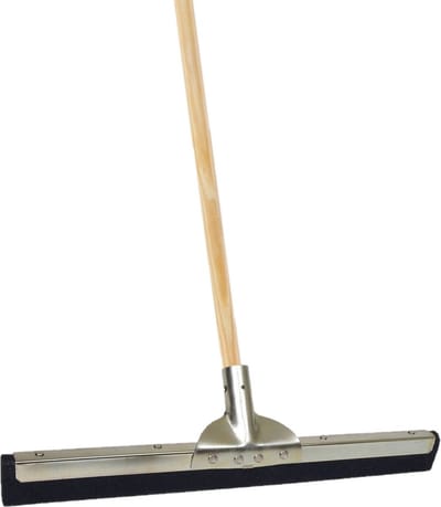 Betra Vloertrekker/douchetrekker - voor water metaal/rubber 45 cm - met houten steel 150 cm