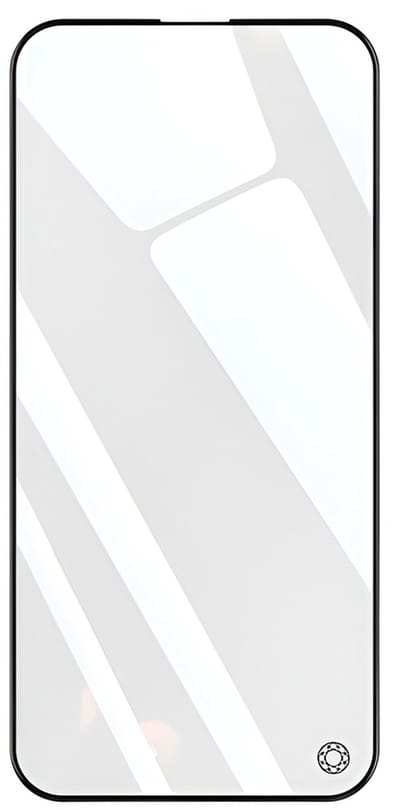 Force Case, Screenprotector geschikt voor iPhone 15 - Organic Glass 2.5D, Transparant