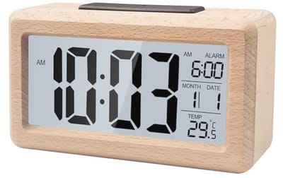 Digitale Wekkerradio met LCD-display en Temperatuurweergave - Perfect voor Thuis, Slaapkamer, Keuken en Kantoor