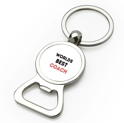Akyol - worlds best coach flesopener - Coach - de beste coach - sport - verjaardagscadeau - verjaardag - cadeau - cadeautje voor coach - coach artikelen - kado - geschenk - gift - 9 bij 3 cm