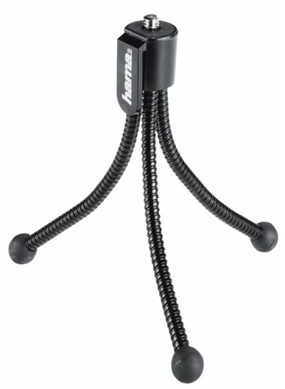 Hama Ministatief 1/4 inch Werkhoogte: 7 - 10 cm Zwart Voor smartphones en GoPro