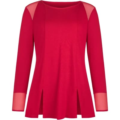 Nachthemd Lisca Pyjama uitlopende broek tuniek lange mouwen ROXANNE