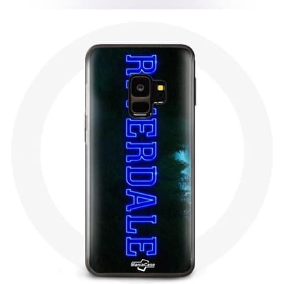 Samsung Galaxy S9 Hoesje Riverdale Series Logo Blauw blauw
