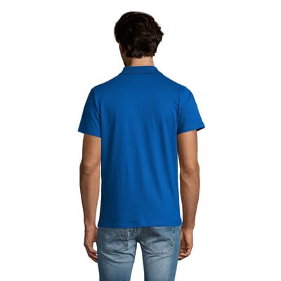 SOLS Heren Prescott Jersey Poloshirt (Koningsblauw)