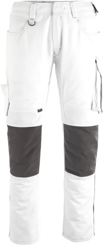 Mascot Unique Broek met kniezakken 12179-203 - wit/donkerantraciet - C46 - 76