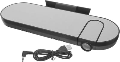 Digitale Projectie Wekker - Spiegel LED Klok - Wakker Worden - Plafond Projectie - 23.2 cm - Wit
