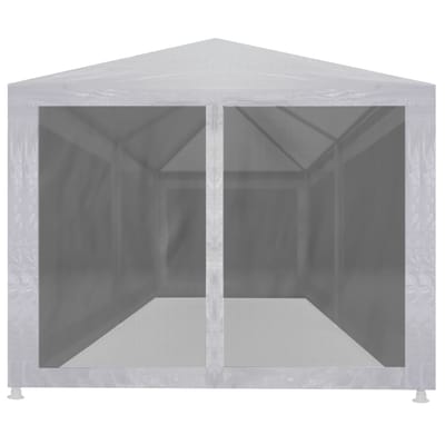 vidaXL - Partytent - met - 6 - mesh - zijwanden - 6x3 - m