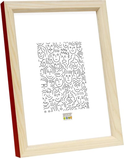 Deknudt Frames fotolijst S233H4 - naturel/rood - voor foto: 20x28 cm
