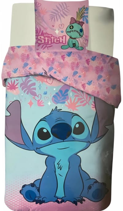 Disney - Lilo & Stitch - Dekbedovertrek - 140x200 Cm - Eenpersoons - 100% Katoen