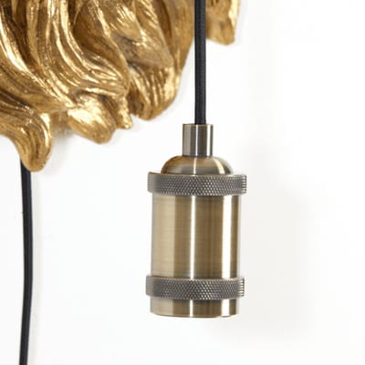 Light & Living Wandlamp Lion - Brons - 33.5x19x40.5cm - Binnen Modern