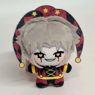 10cm Pierrot Pluche Pop Circus Freak Katoen Gevuld Speelgoed Fan Ondersteuning Verzamelobject Cadeau Voor Anime Fans En Kinderen Bureau Decoratie 10CM