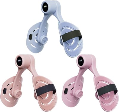 Bekkenbodem Trainer - Dij Trainer - Spierversterking Thuis - Met Displayteller - 31x25x105cm - Paars Roze Blauw