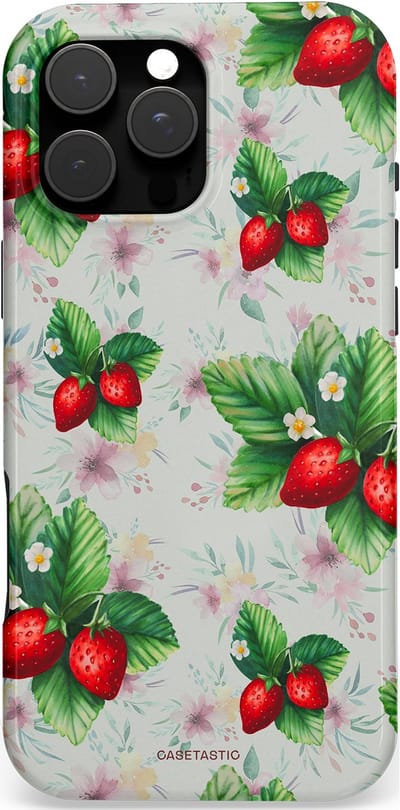 Casetastic Hoesje Geschikt voor Apple iPhone 16 Pro Max Magsafe - Stijlvolle Beschermende Duo-layer Case - Rosales
