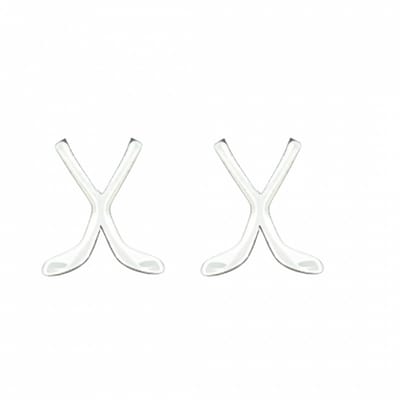 Oorbellen - Hockey - RVS - zilverkleur - Charme Bijoux