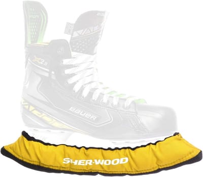 IJshockey Kousen - Schaatsbeschermers - Scherpe IJzers Beschermen - Versterkte Looprail - One Size - Geel