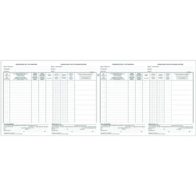 Register Piqure aandeelhouder NV/SA 250x320mm 80vel groen