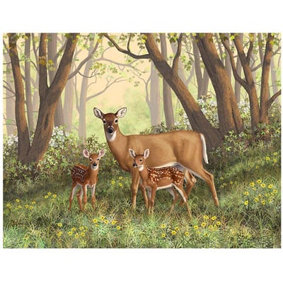 Diy diamant schilderij bos herten 5D diamant borduurwerk diamant schilderij kruissteek strass 20X30CM beige
