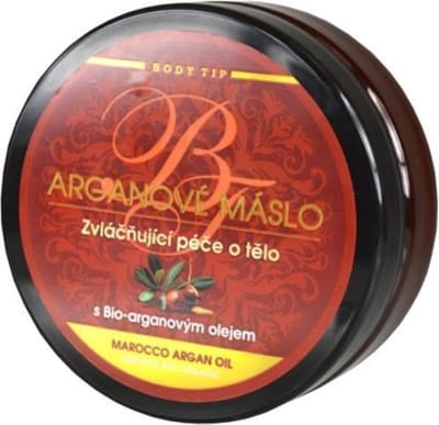 BODY TIP Argan Body Butter - 200 ml - voor een rijke verzachting en voeding van de huid -Vertraagt zichtbaar het verouderingsproces - houdt de huid elastisch en jeugdig